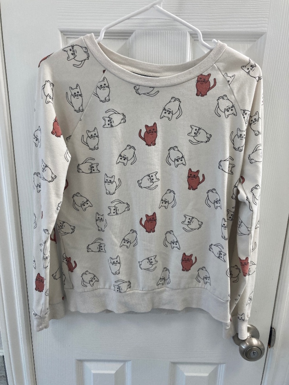 VGUC Forever 21 Size M Cat Sweatshirt